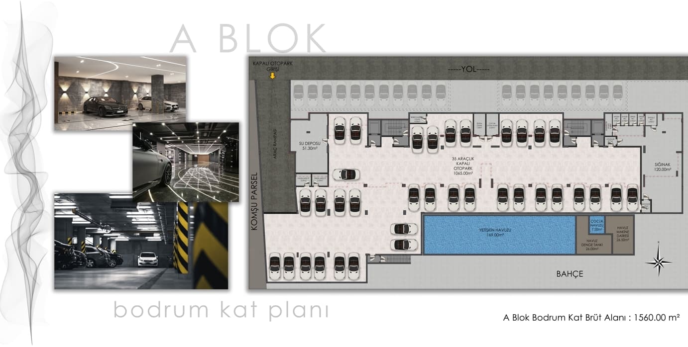 Antalya Ola Blanca — A Blok Bodrum Kat