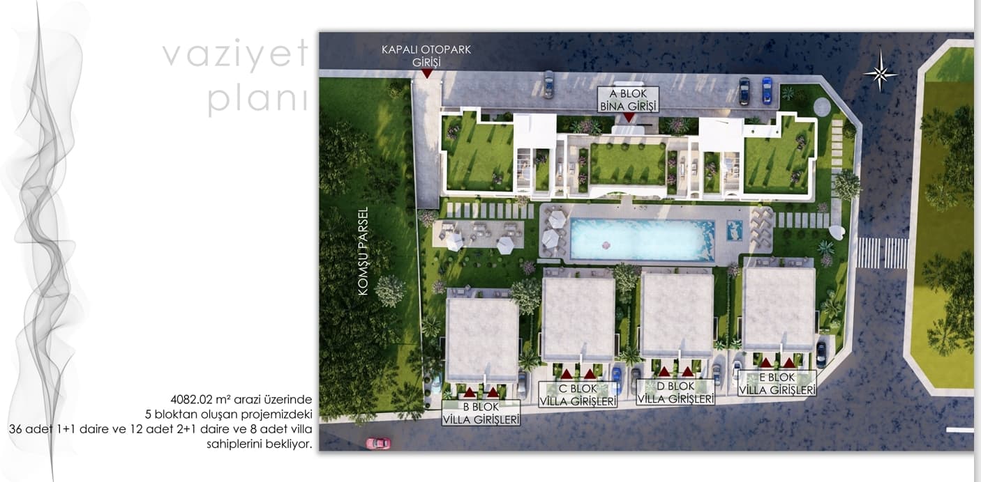 Antalya Ola Blanca — Vaziyet Planı